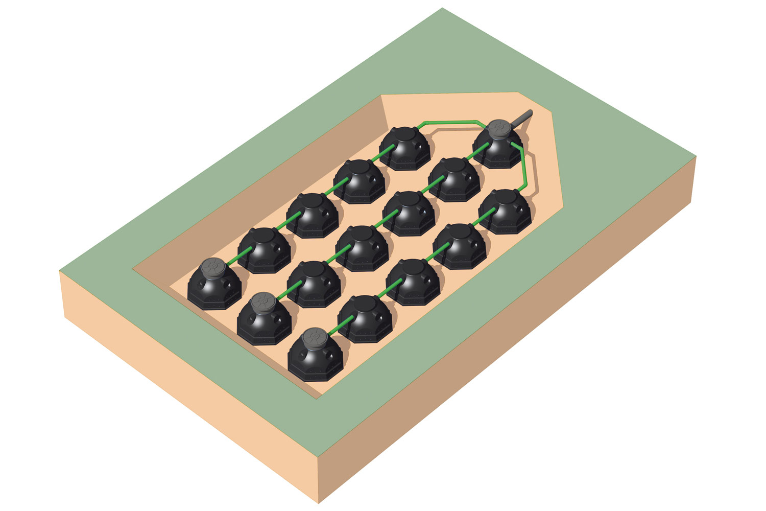 Ponikovalni iglu Sistem Profi povozen 900 L